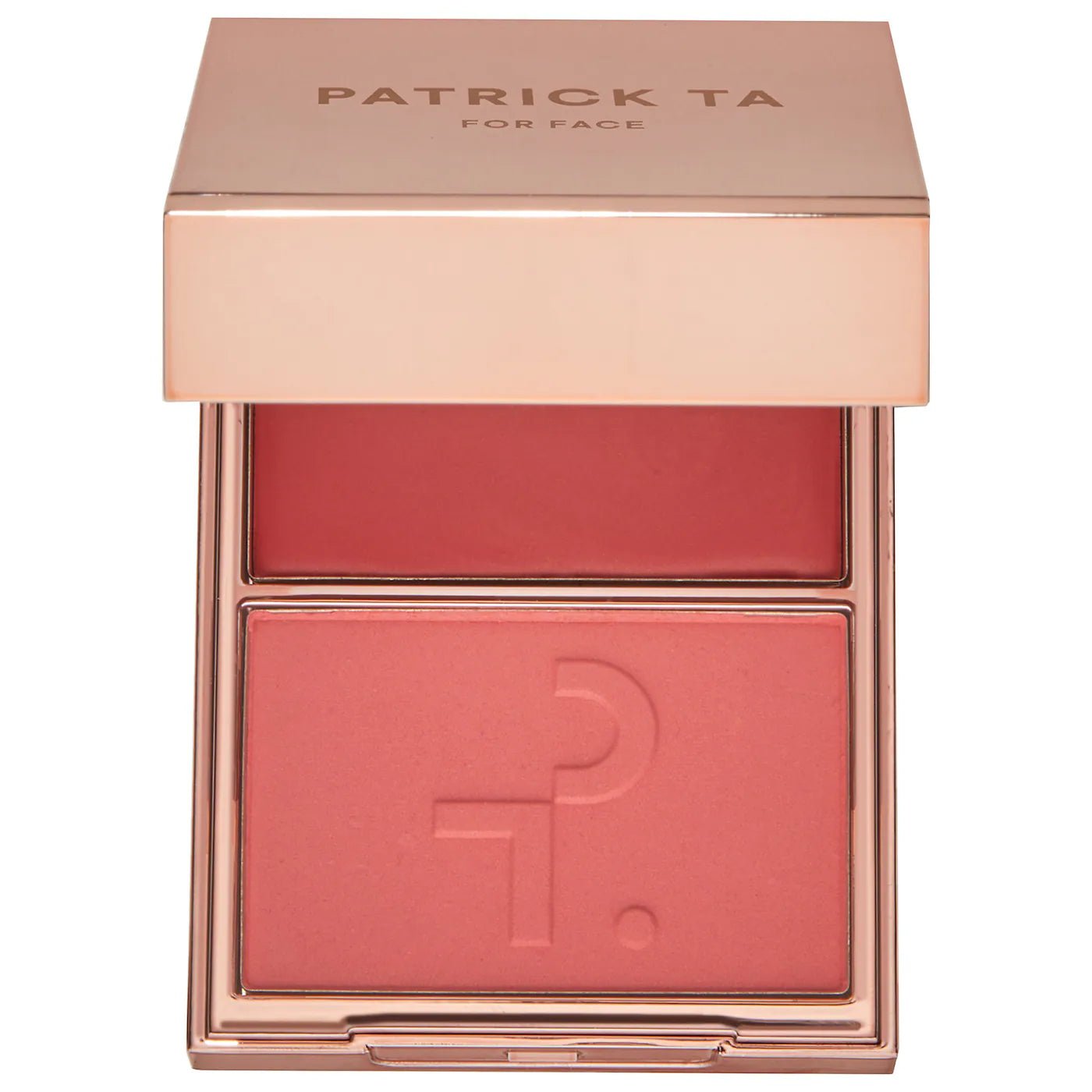 Imagen de Major Headlines Double - Take Crème & Powder Blush Duo original de Patrick Ta Cosmetics, maquillaje tipo Blush, disponible en The Good Girl El Salvador