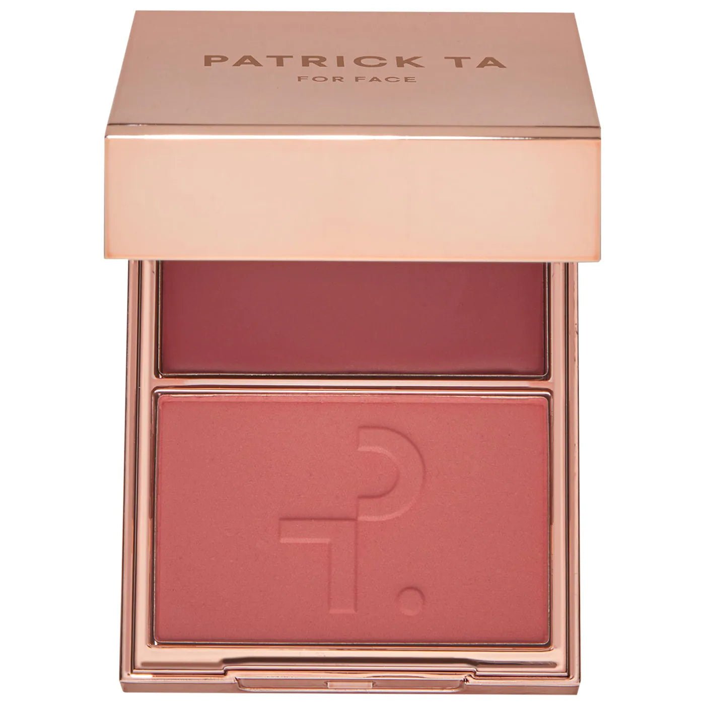 Imagen de Major Headlines Double - Take Crème & Powder Blush Duo original de Patrick Ta Cosmetics, maquillaje tipo Blush, disponible en The Good Girl El Salvador