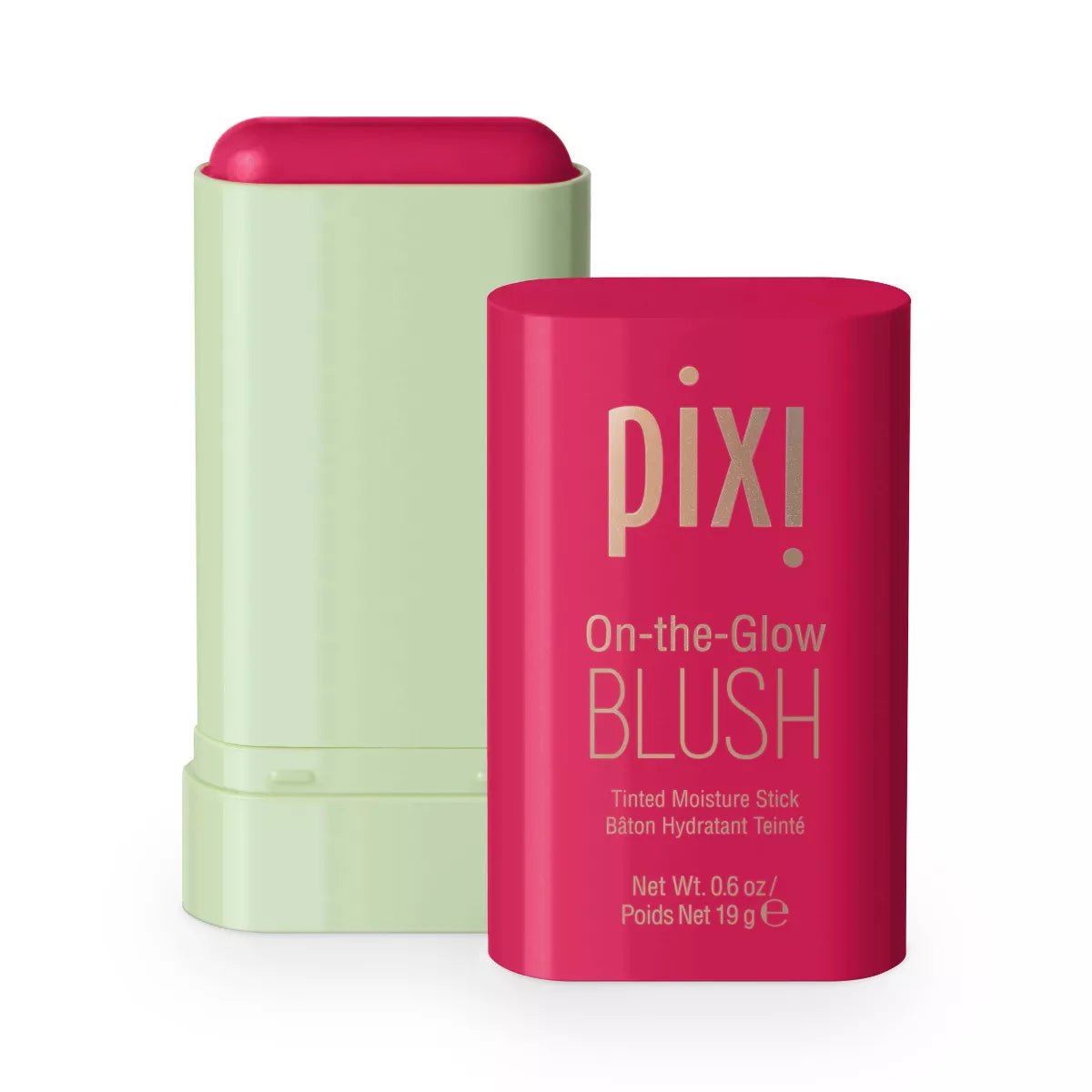 Imagen de On - the - Glow Blush Tinted Moisture Stick original de Pixi Beauty, maquillaje tipo Blush en barra, disponible en The Good Girl El Salvador