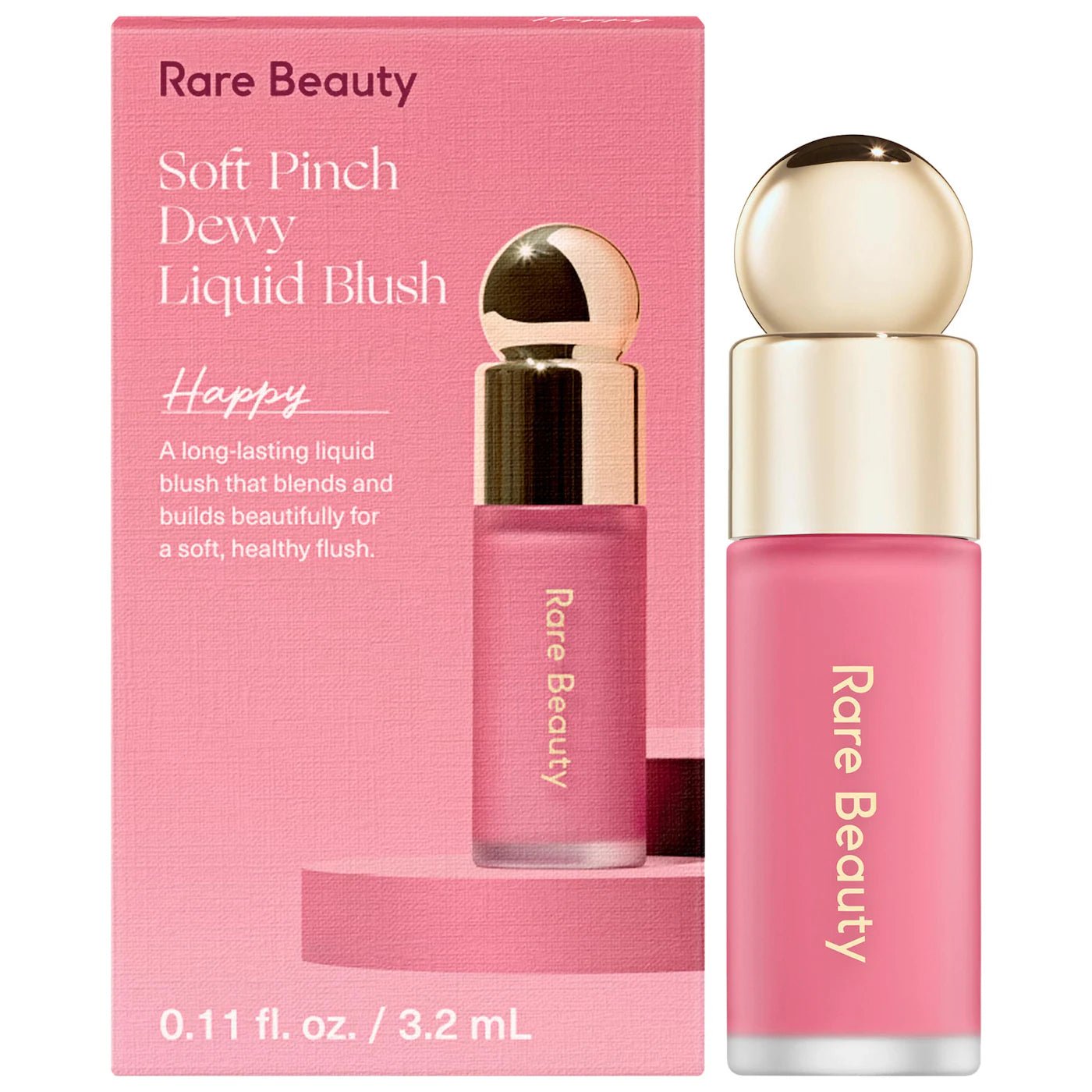 Imagen de Mini Soft Pinch Liquid Blush original de Rare Beauty, maquillaje tipo Blush Líquido, disponible en The Good Girl El Salvador