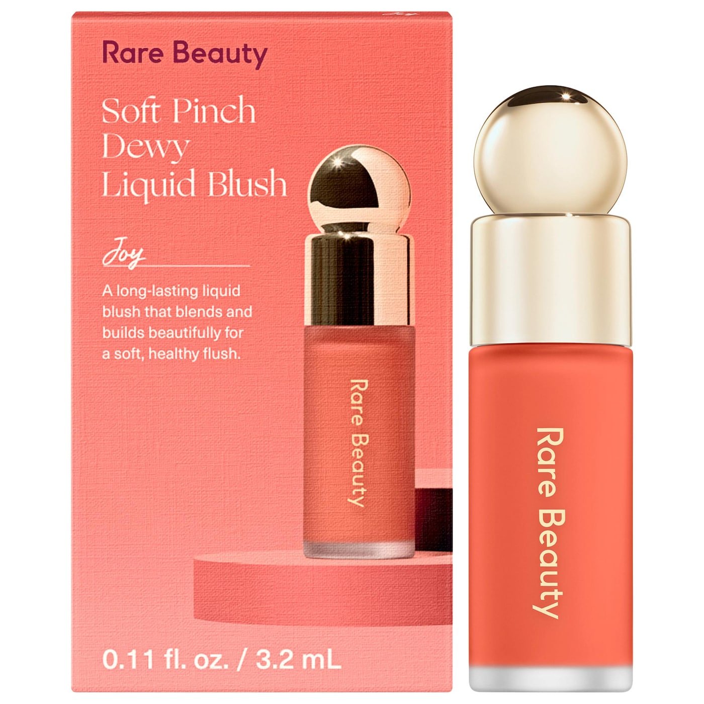 Imagen de Mini Soft Pinch Liquid Blush original de Rare Beauty, maquillaje tipo Blush Líquido, disponible en The Good Girl El Salvador
