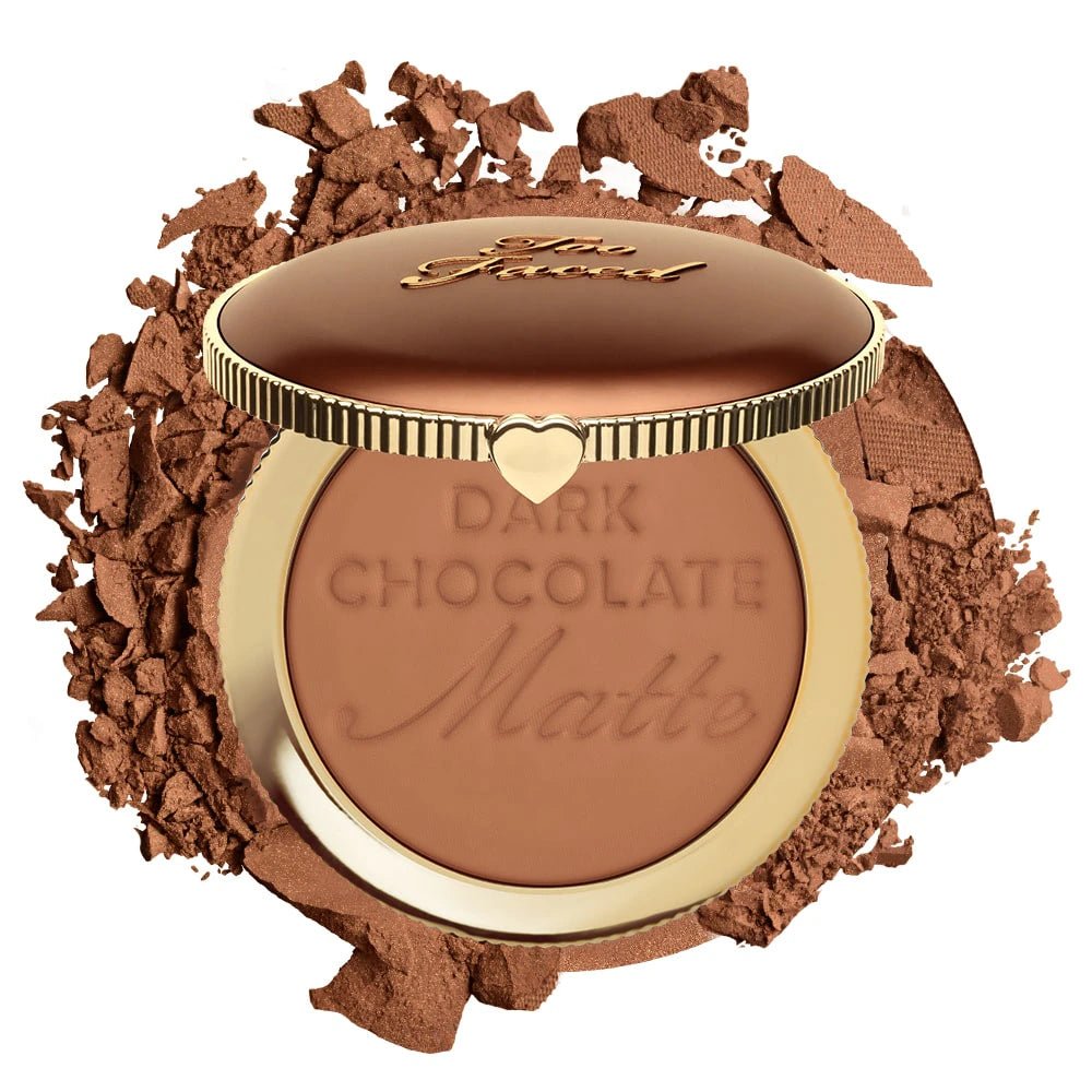 Imagen de Chocolate Soleil Matte Bronzer original de Too Faced, maquillaje tipo Bronzer, disponible en The Good Girl El Salvador