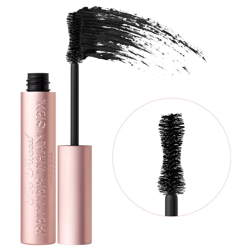Imagen de Better Than Sex Volumizing Mascara original de Too Faced, maquillaje tipo Mascara de pestañas, disponible en The Good Girl El Salvador