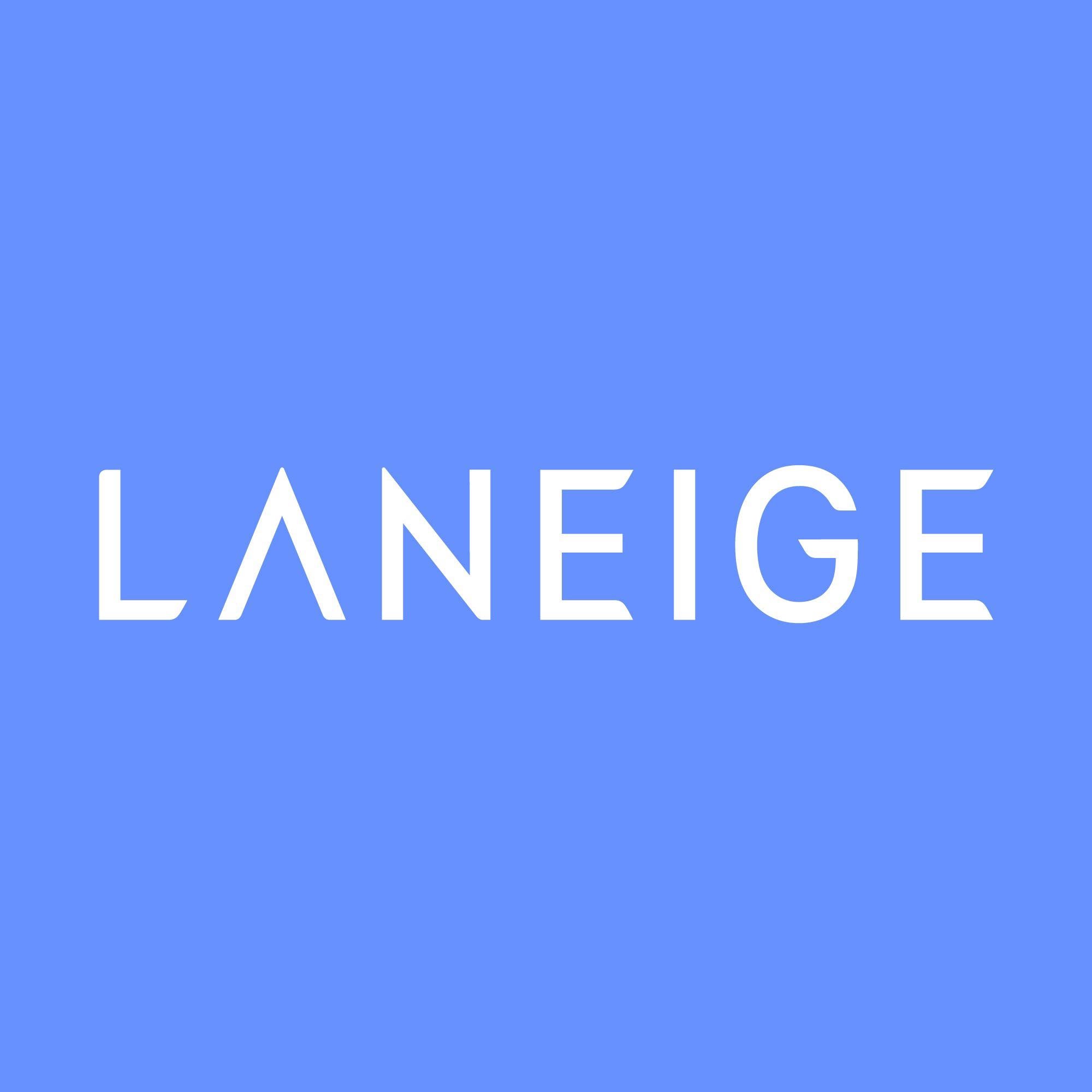 Logo oficial de laneige - Maquillaje original disponible en El Salvador en The Good Girl