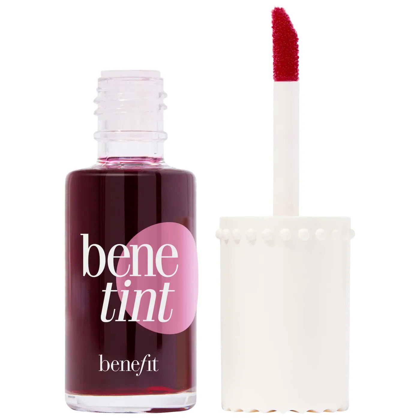 Imagen de Benetint Liquid Lip + Cheek Blush Stain original de Benefit Cosmetics, maquillaje tipo Blush Líquido, disponible en The Good Girl El Salvador