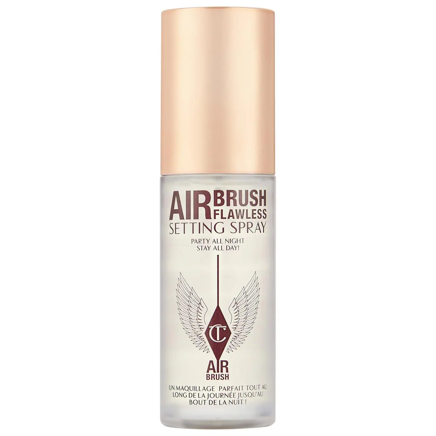 Imagen de Airbrush Flawless Setting Spray original de Charlotte Tilbury, maquillaje tipo Setting Spray, disponible en The Good Girl El Salvador