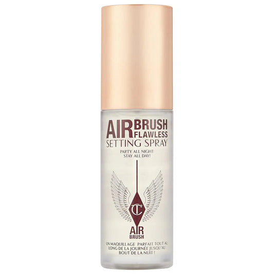 Imagen de Airbrush Flawless Setting Spray original de Charlotte Tilbury, maquillaje tipo Setting Spray, disponible en The Good Girl El Salvador