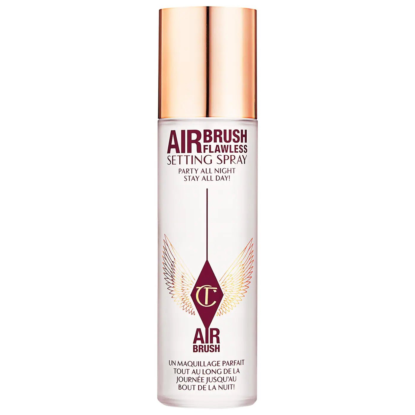 Imagen de Airbrush Flawless Setting Spray original de Charlotte Tilbury, maquillaje tipo Setting Spray, disponible en The Good Girl El Salvador