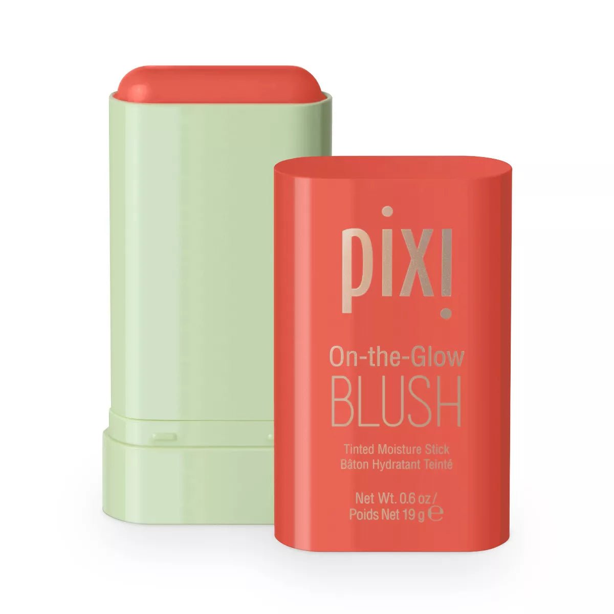 Imagen de On - the - Glow Blush Tinted Moisture Stick original de Pixi Beauty, maquillaje tipo Blush en barra, disponible en The Good Girl El Salvador