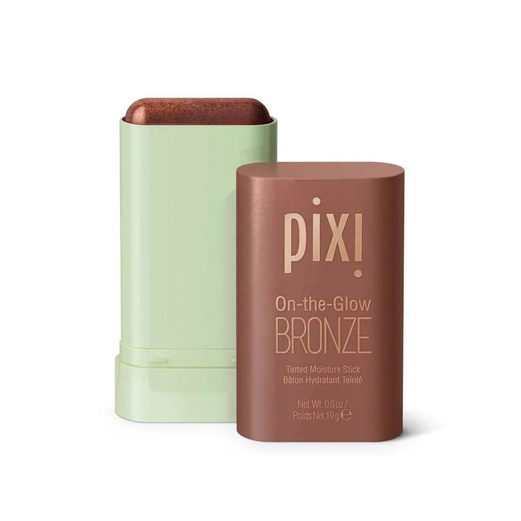 Imagen de On The Glow Bronze Tinted Moisturizer Stick Bronzer original de Pixi Beauty, maquillaje tipo Bronzer, disponible en The Good Girl El Salvador