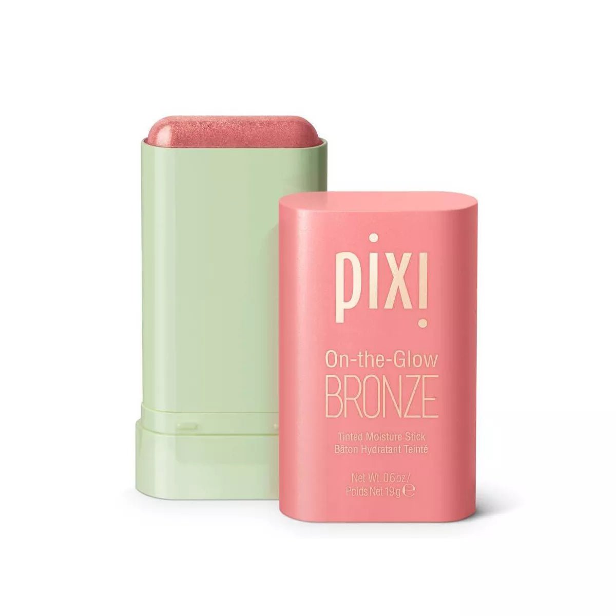 Imagen de On The Glow Bronze Tinted Moisturizer Stick Bronzer original de Pixi Beauty, maquillaje tipo Bronzer, disponible en The Good Girl El Salvador