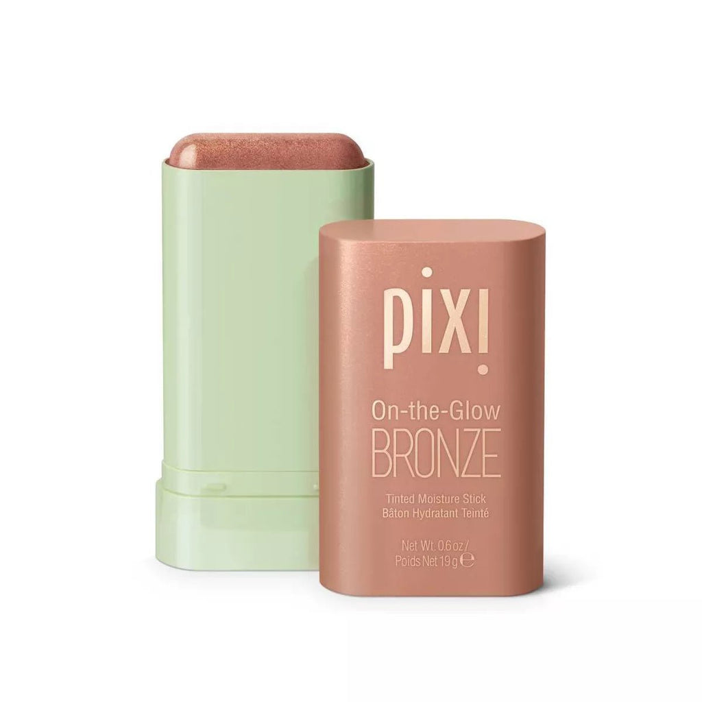 Imagen de On The Glow Bronze Tinted Moisturizer Stick Bronzer original de Pixi Beauty, maquillaje tipo Bronzer, disponible en The Good Girl El Salvador