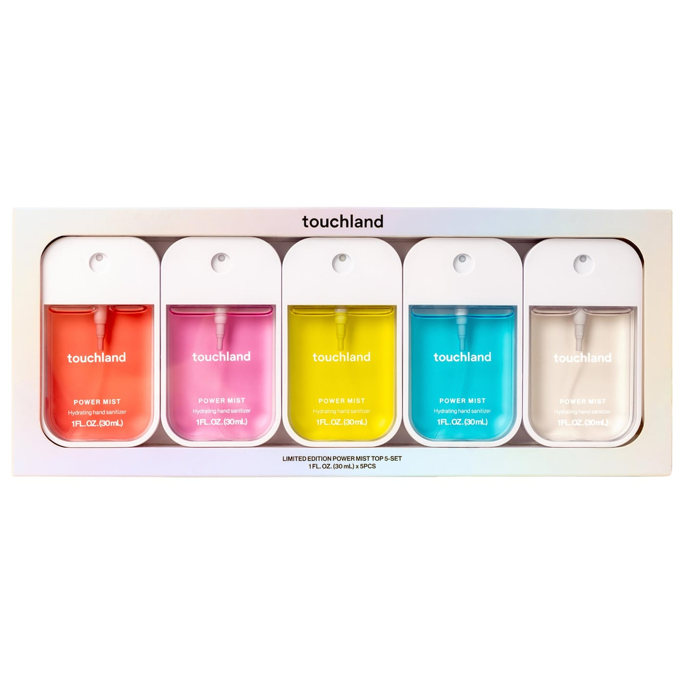 Limited Edition Power Mist Hydrating Hand Sanitizer Top 5-Set